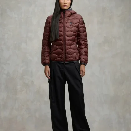 Blauer Donna piumino ad onde Camelia