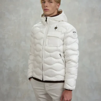 Blauer Uomo Giubbino Bryant Bianco