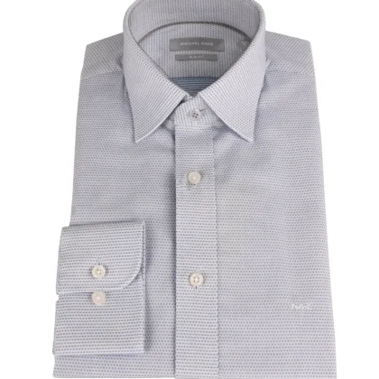 Camicia Uomo michael kors mk0ds01165-m455 Business Dobby