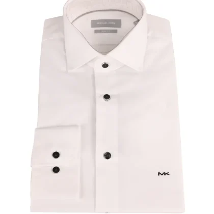 Camicia Uomo michael kors mk0ds01204-m100 Poplin Contrast