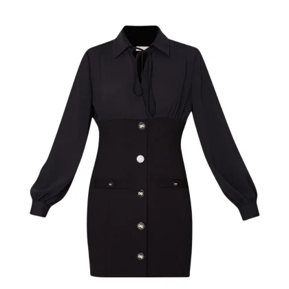 3.0 Abito Punto Mila Donna Liujo wf4384j9189-22222 Nero