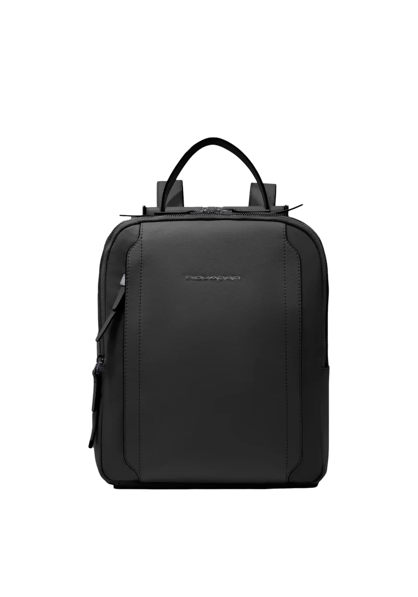 Zaino in pelle e tessuto Donna piquadro CA5566W92T-N Nero - immagine 2