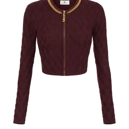Cardigan in maglia Donna Elisabetta Franchi mk29b56e2-ea4