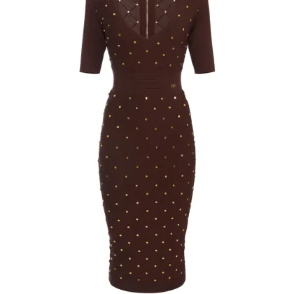 Vestito in maglia Donna Elisabetta Franchi AM26S57E2-EA3