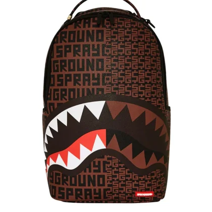 Zaino Uomo Sprayground 910B7222NSZ-BROWN MONEY SPLIT DLX BACKPACK