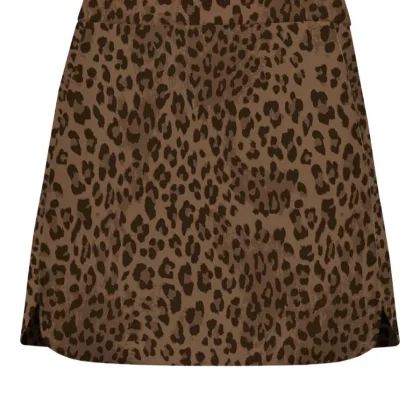 Minigonna Donna Saint Barth EIRA_DOUBLE-00006I Dark Leopard