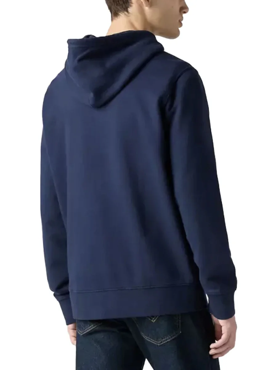 Felpa Uomo levi's 34584-0011 THE ORIGINAL HM ZIP UP NAVY BLAZER FRENC - immagine 5