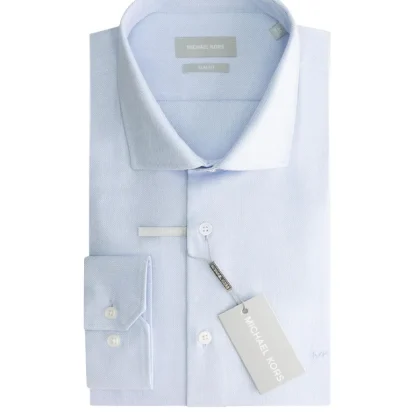 Camicia Uomo michael kors MK0DS01409-M455 DOBBY SLIM SHIRT