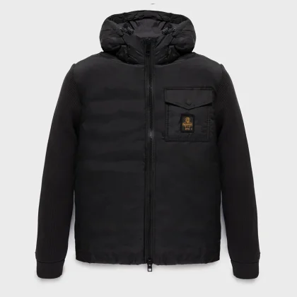Giubbino Refrigiwear Hybrid Hood Hunter Nero