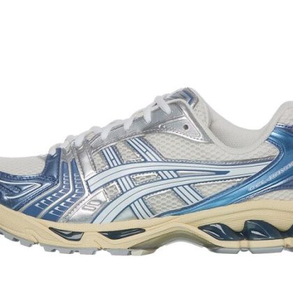 ASICS GEL-KAYANO 14 CREAM METALLIC BLUE