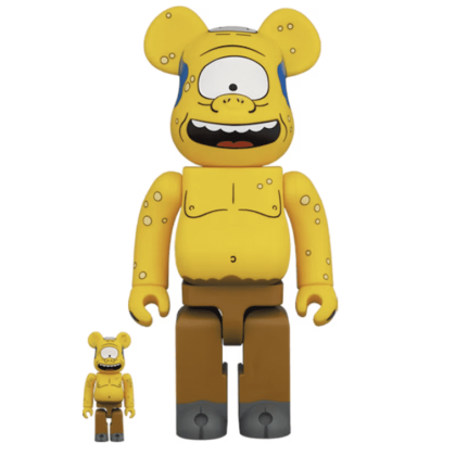 BEARBRICK 100% 400% THE SIMPSONS CYCLOPS WIGGUM