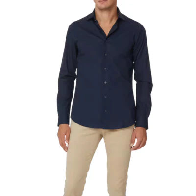 Michael Kors Camicia Slim Uomo Poplin Stretch - immagine 5