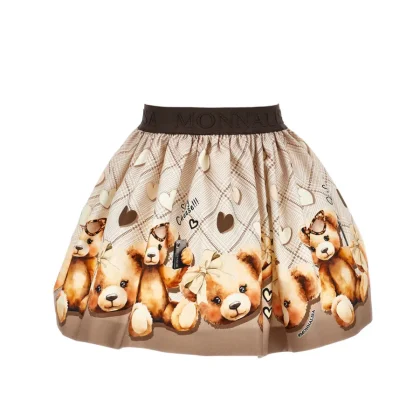 Gonna orsetti gabardina