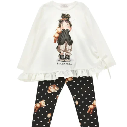 Maxi t-shirt con stampa bambina