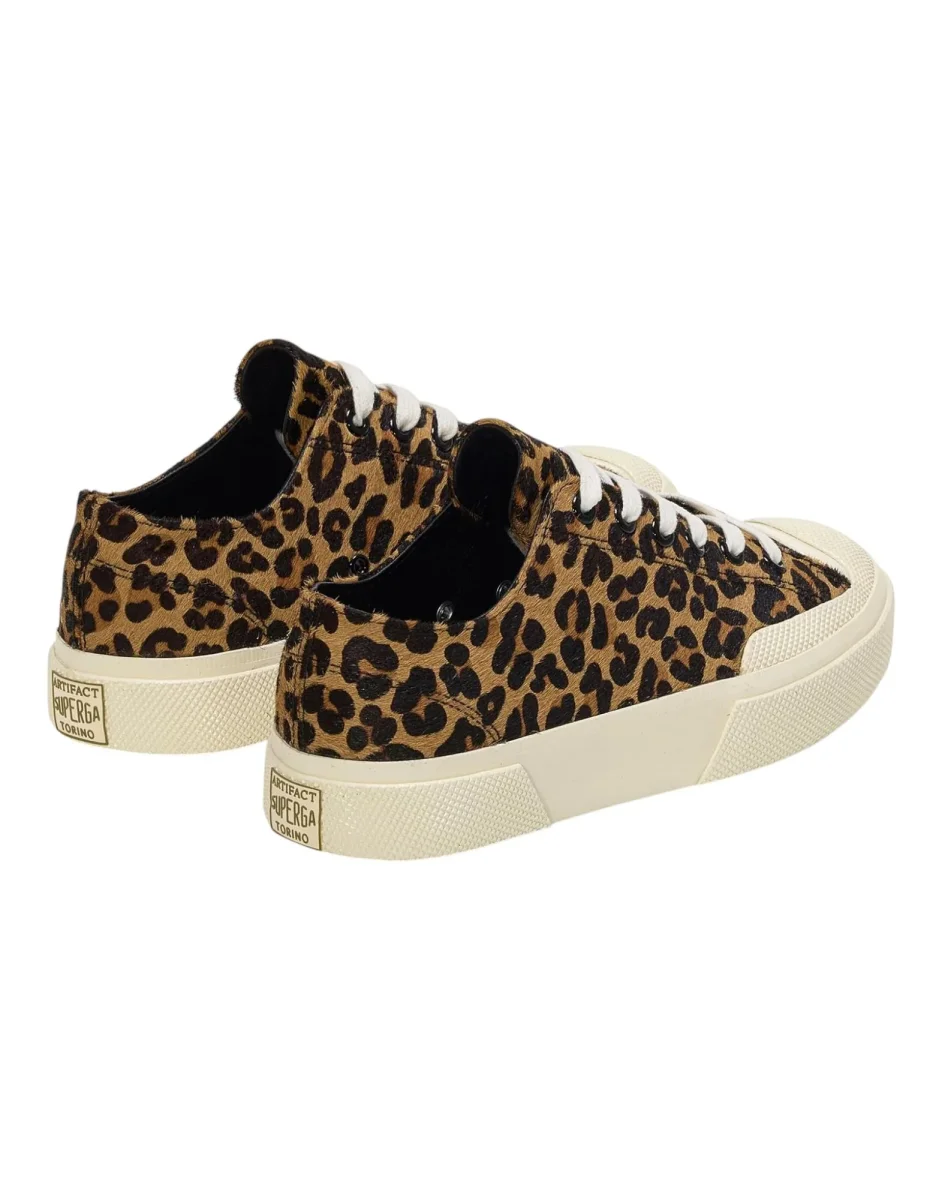 Superga 2432 WORKS LEOPARD CALFHAIR Donna - immagine 4