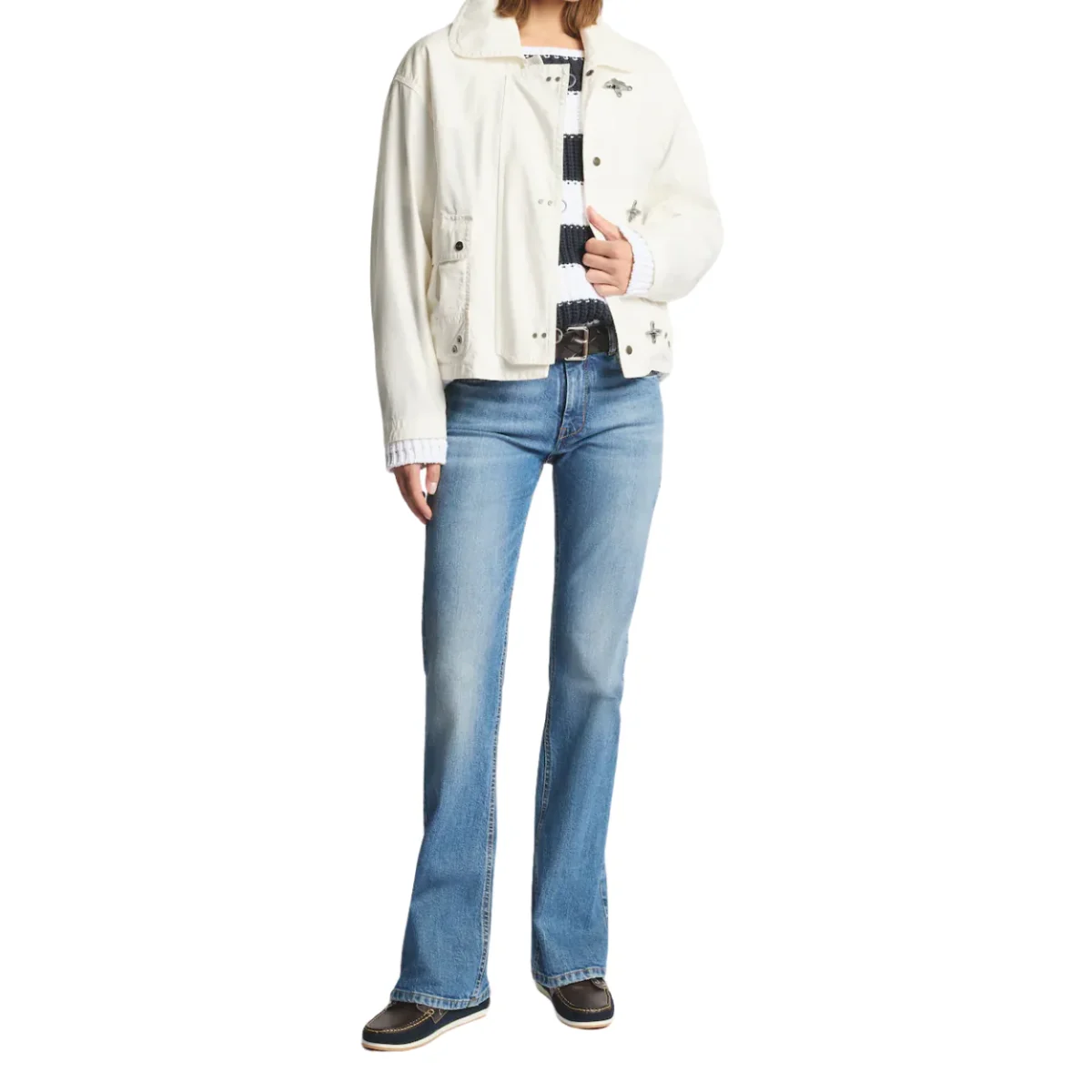 Fay 3 Ganci Bomber Giubbino Donna in Cotone - immagine 3